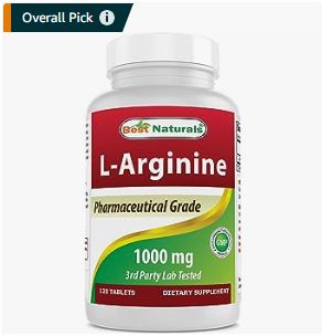 Best Natural L-Arginine 1000mg 알기닌 아르기닌 아마존 제품