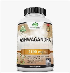 Natural Life Labs Organic Ashwagandha 2,100mg 아쉬와간다-ashwagandha-복용후기-모음