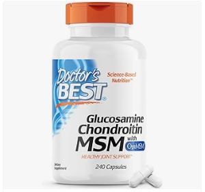 Doctor's Best Glucosamine Chondroitin Msm with OptiMSM Capsules 복용후기